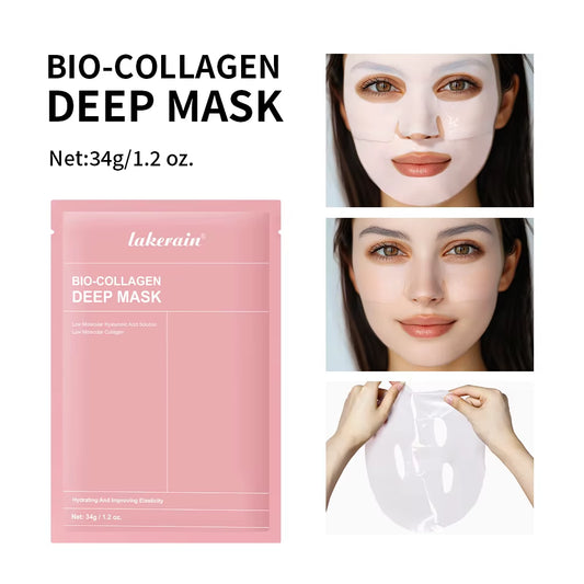 Korean Deep Collagen Mask Peel off Mask Face anti Wrinkle Lifting Skin Care Masks Bio Pack Night Wrapping Woman Overnight Skin