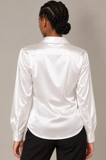 Chemise Épure - 100 % soie de mûrier - Ivoire