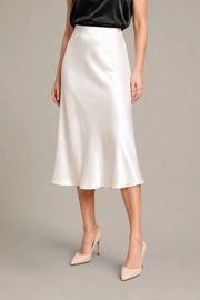 Jupe Calista Midi – 100 % soie de mûrier