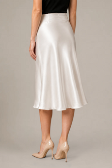 Jupe Calista Midi – 100 % soie de mûrier