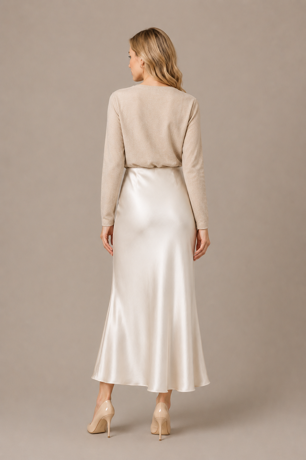 Jupe Isadora Maxi – 100 % soie de mûrier