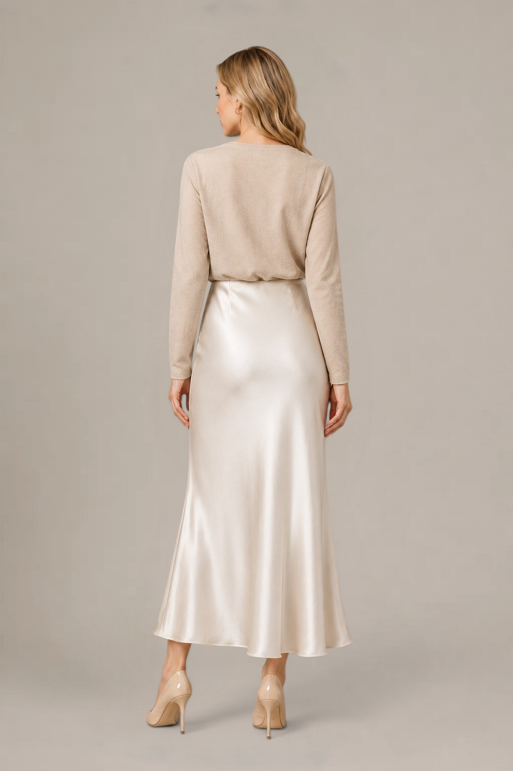 Jupe Isadora Maxi – 100 % soie de mûrier