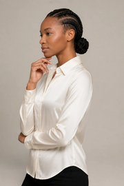 Chemise Épure - 100 % soie de mûrier - Ivoire
