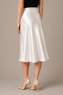 Jupe Calista Midi – 100 % soie de mûrier