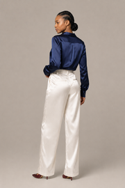 Pantalon Valéria – 100 % soie de mûrier