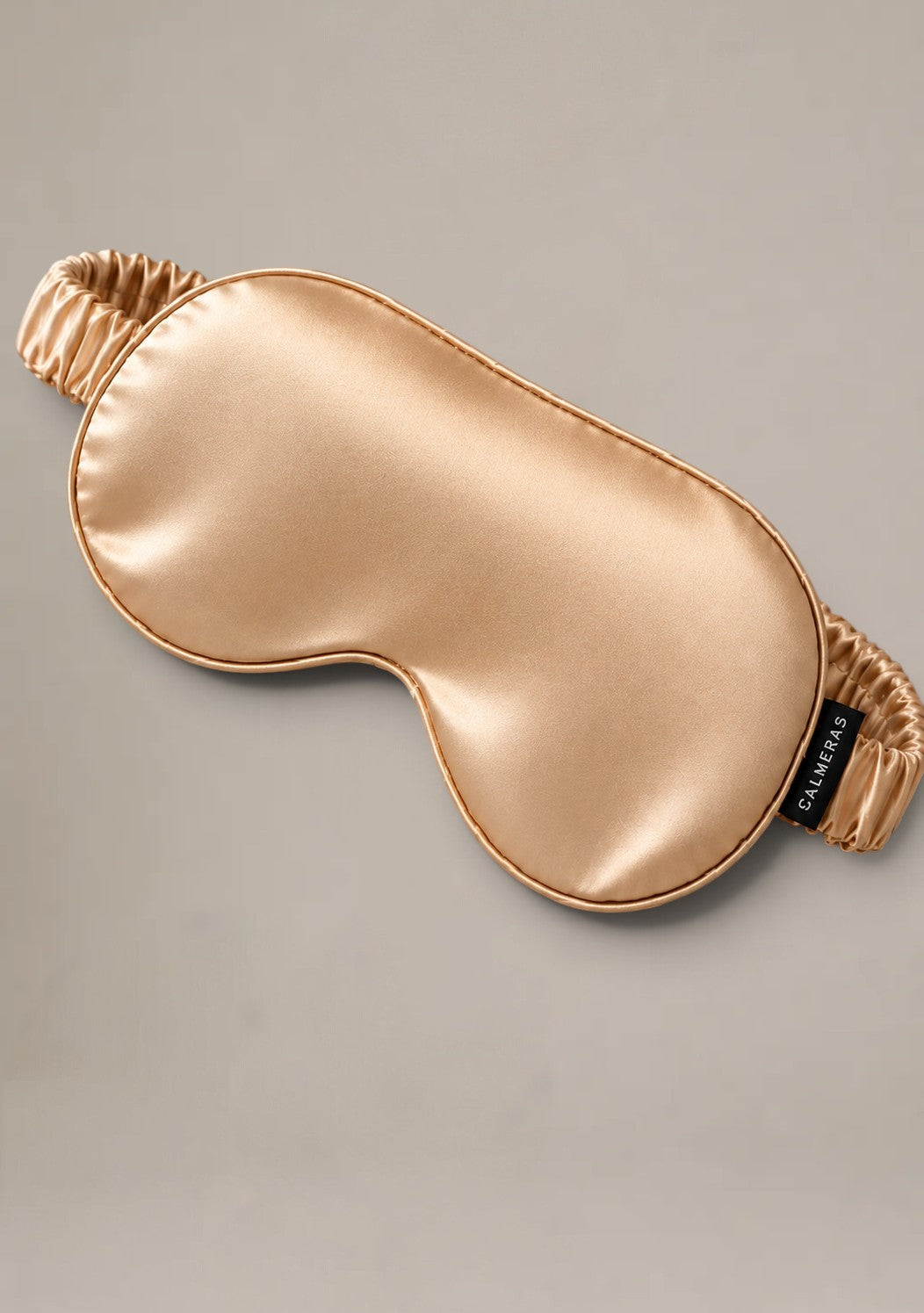 Masque de nuit Élunéa – 100 % soie de mûrier – Champagne