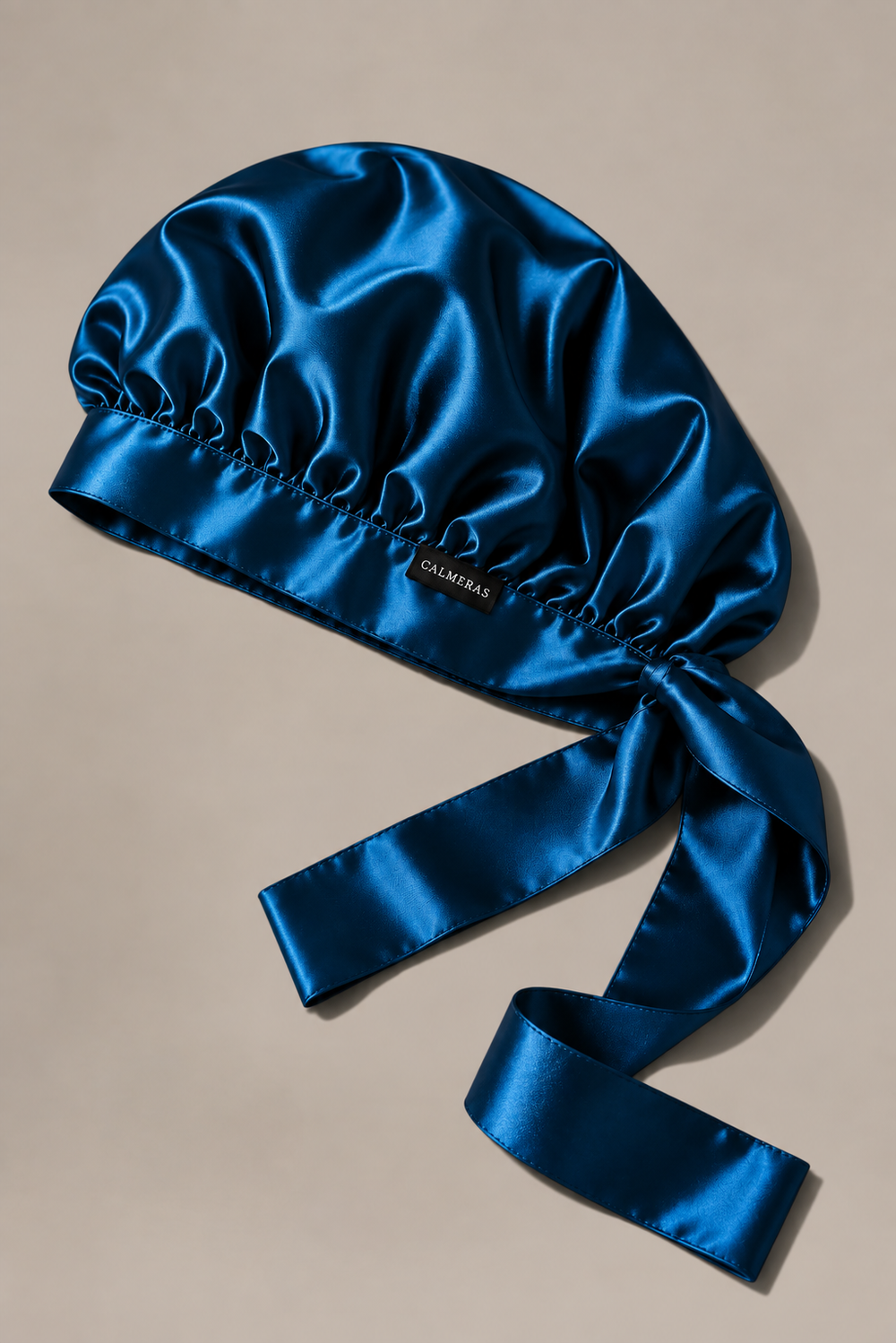 Bonnet Noctéa – 100 % soie de mûrier – Bleu