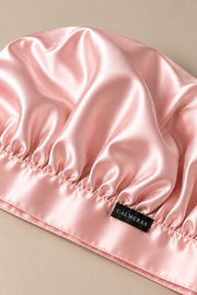 Bonnet Noctéa – 100 % soie de mûrier – Rose