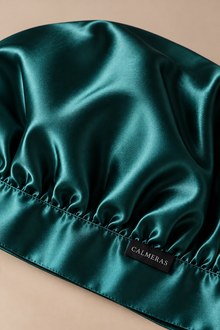 Bonnet Noctéa – 100 % soie de mûrier – Vert