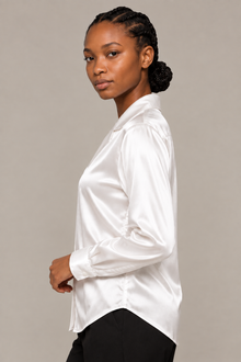 Chemise Épure - 100 % soie de mûrier - Ivoire